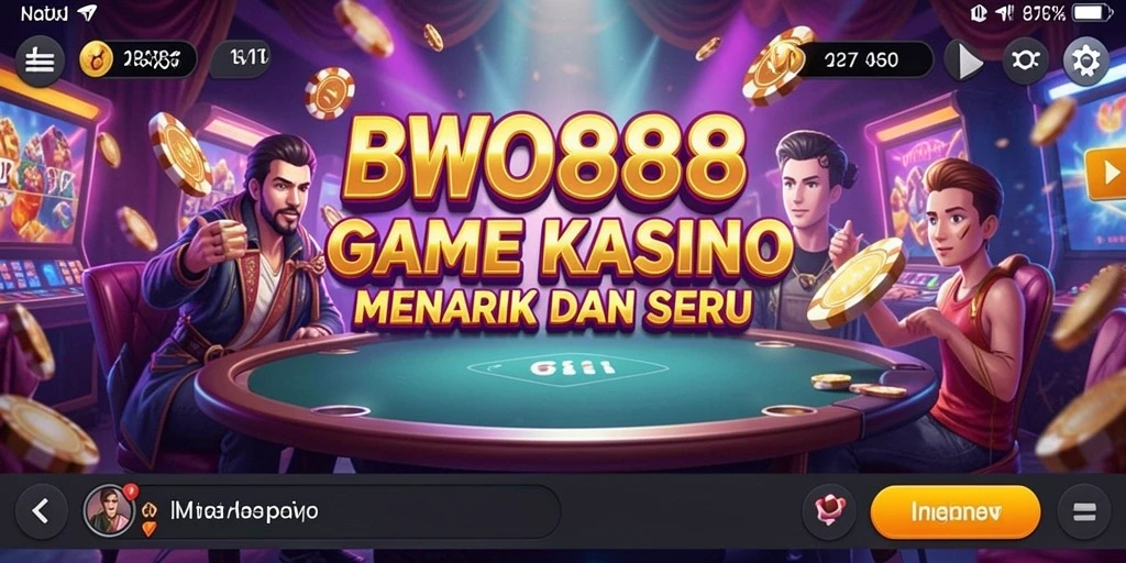 Screenshot BWO888 menampilkan gameplay Kasino yang menghibur.