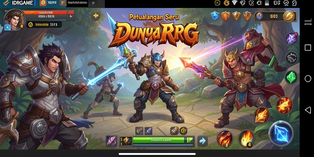 Tampilan gameplay epik di dunia ARPG yang memukau.