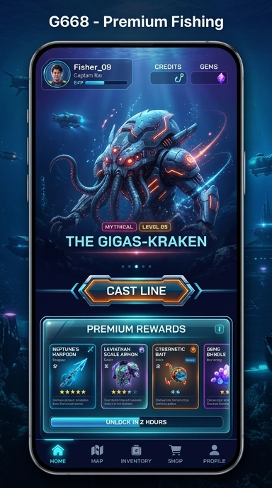 Tampilan utama aplikasi g668 dengan berbagai pilihan APK.